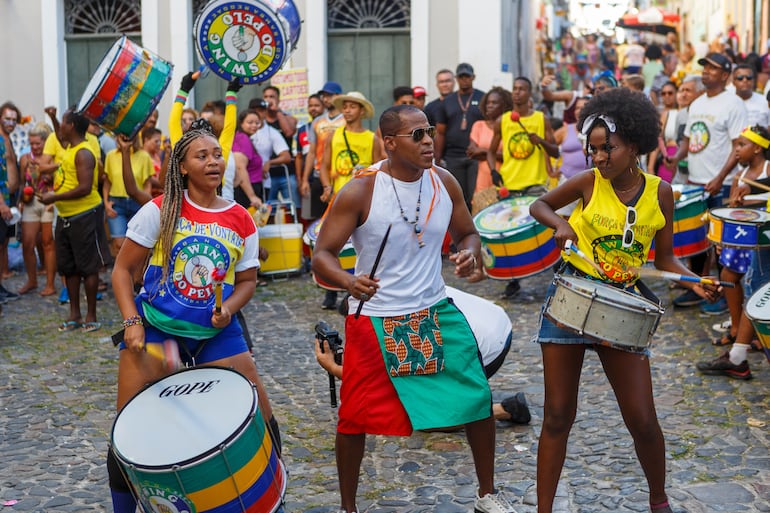 Carnaval en Salvador Bahía, Brasil.