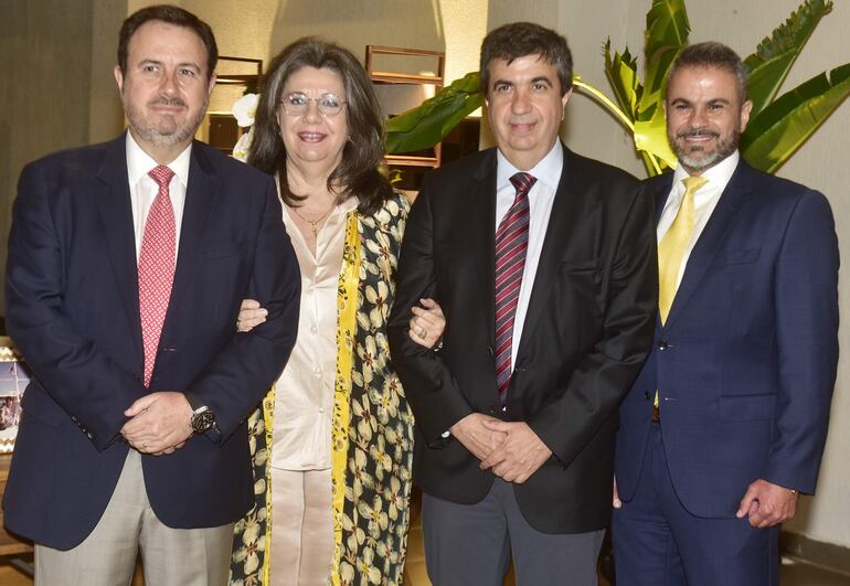 Marcos, Teresa, Pablo y Jorge Pappalardo.