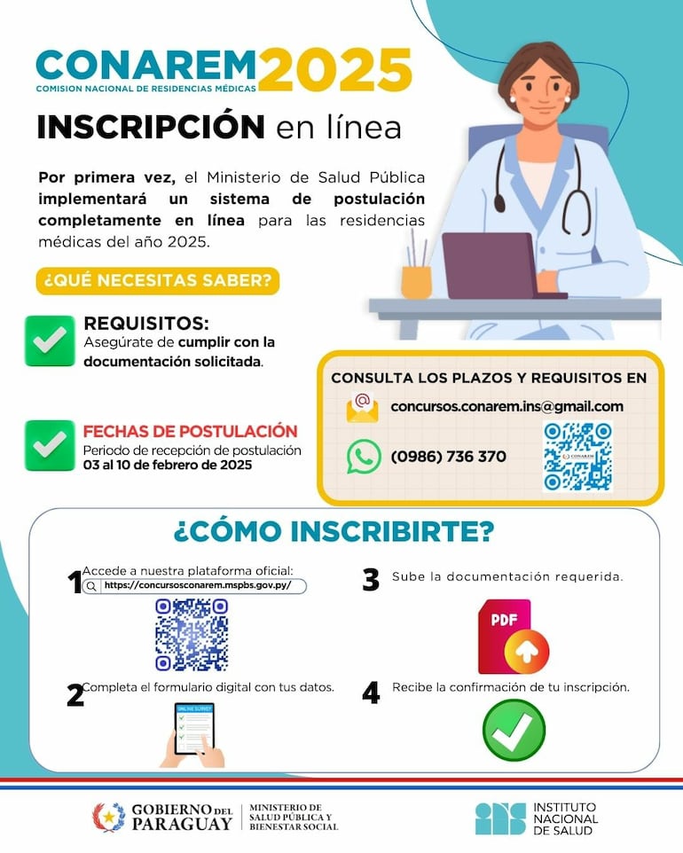 Inscripción Conarem 2025 será completamente online.