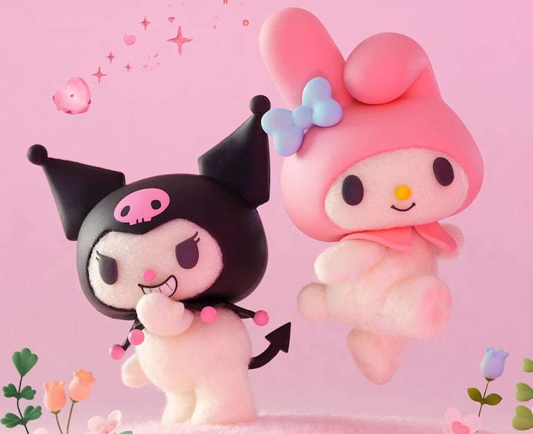 My Melody & Kuromi.