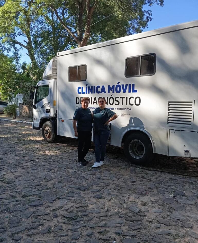 La Clínica móvil está disponible las 24 hs en la Playa de la ciclovía.