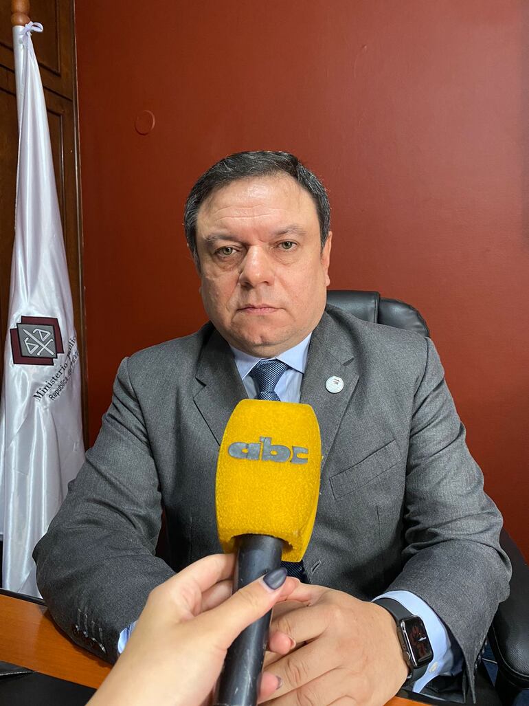 Abog. Augusto Salas, titular de la Asociación de Agentes Fiscales del Paraguay.