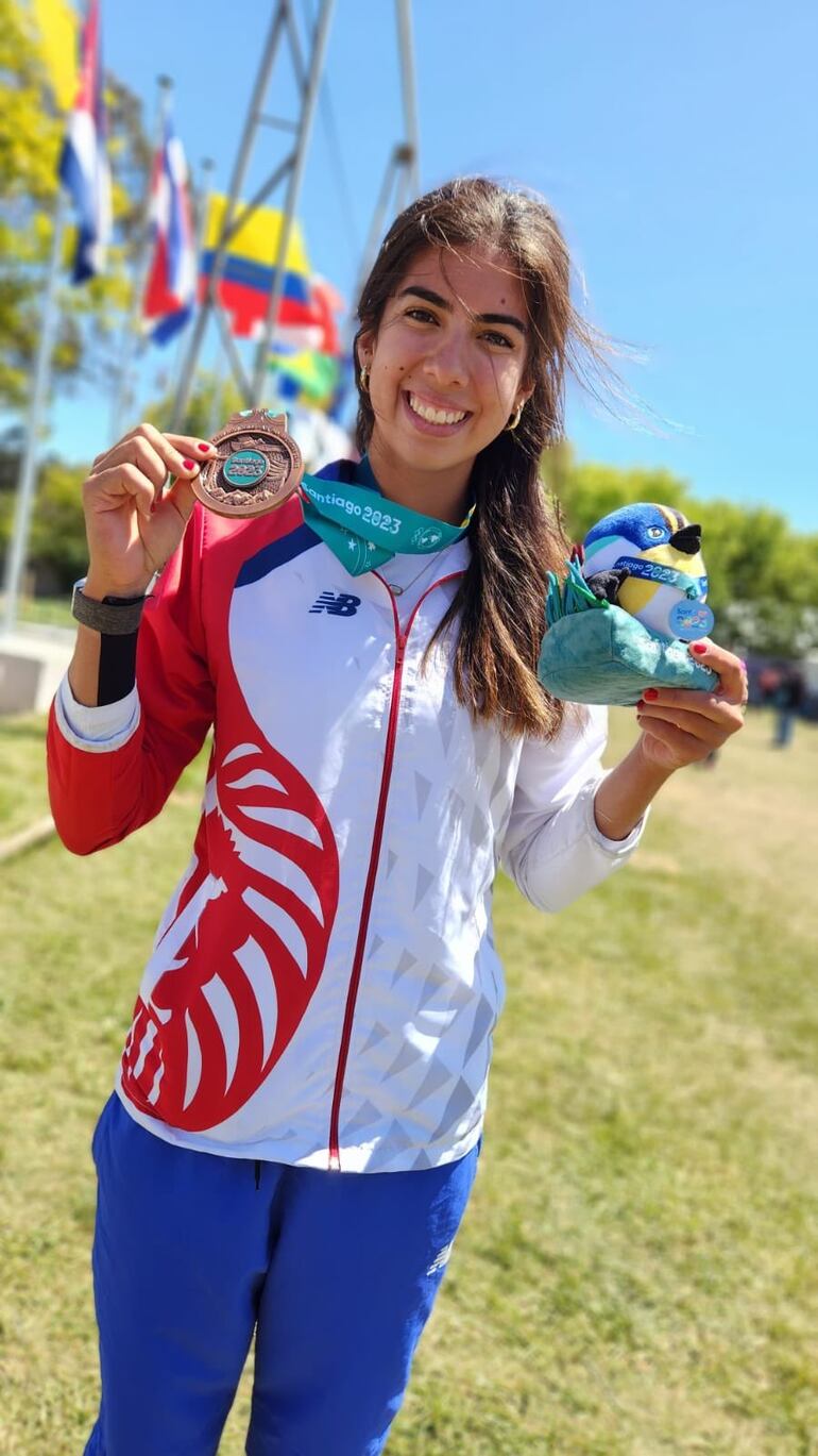 Gigantesca actuación de la paraguaya Nicole Martínez para sumar su segunda presea de bronce en los Juegos Panamericanos Santiago 2023.