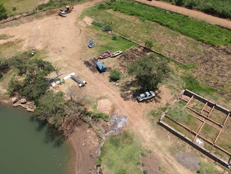 Incoaron los trabajos de construcción de un tinglado