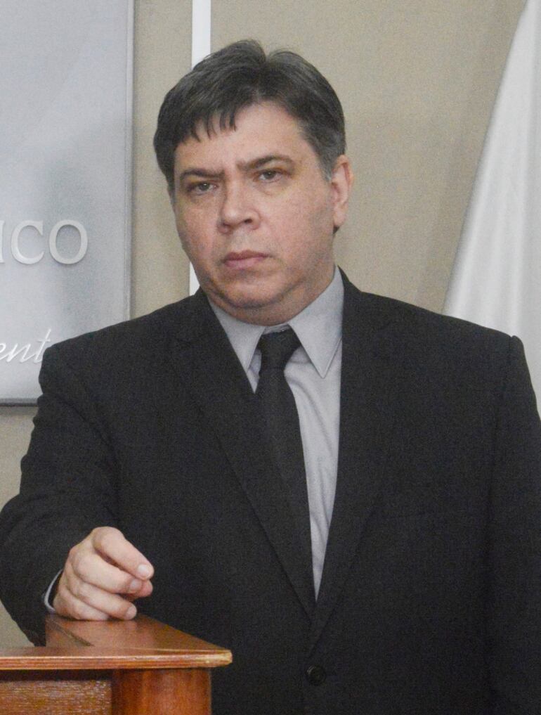 Marco Alcaráz, exfiscal adjunto y actual titular de Inteligencia.