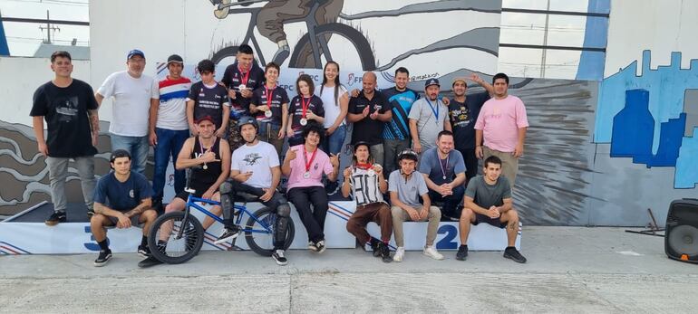 Exitosa jornada del Nacional de BMX Freestyle se vivió el sábado en el COP.