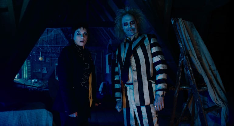 Winona Ryder y Michael Keaton vuelven a reunirse en la gran pantalla dando vida nuevamente a Lydia y Beetlejuice.