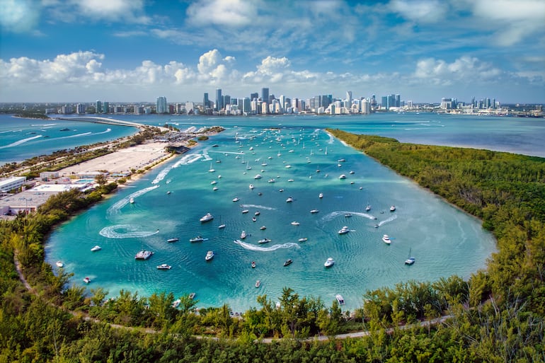 Bahía de Biscayne, Miami.