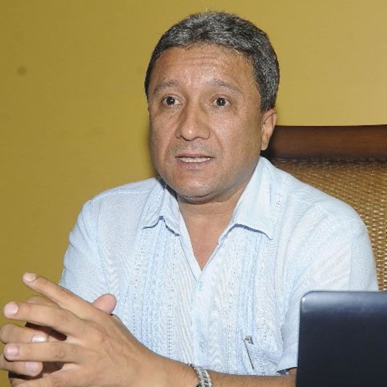 Julio Aldama, presidente de General Caballero JLM