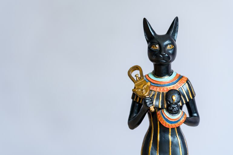 La diosa Bastet era una deidad de la antigua religión egipcia.