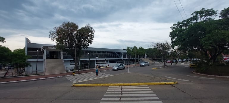 Vista general de la Estación de Buses de Asunción.