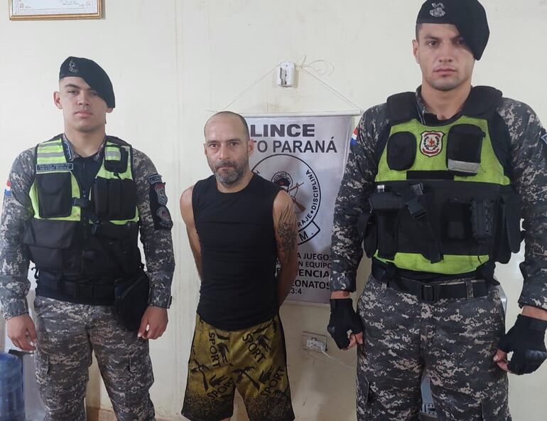 El interno fue recaptura por agentes grupo Lince.