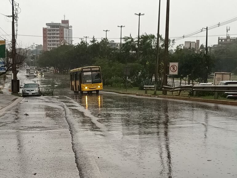 Lluvias en Encarnación.