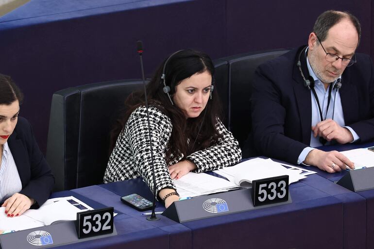 Eurodiputada francesa, Leila Chaibi.