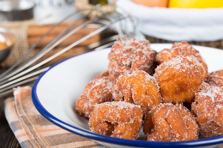 Buñuelos dulces.