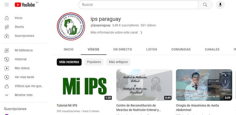 Las sesiones del Consejo de Administración se transmitirán a través del canal IPS Paraguay de YouTube.