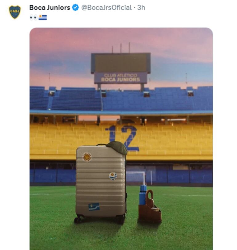 Boca Juniors, vía twitter.