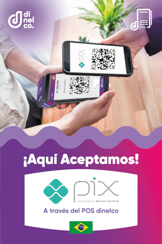 Con Pix podrás realizar pagos en los pos de la Red Dinelco