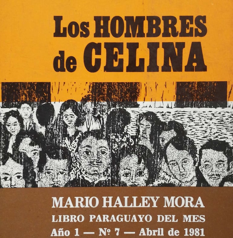 Portada de una de las primeras ediciones de "Los hombres de Celina", de Mario Halley Mora.