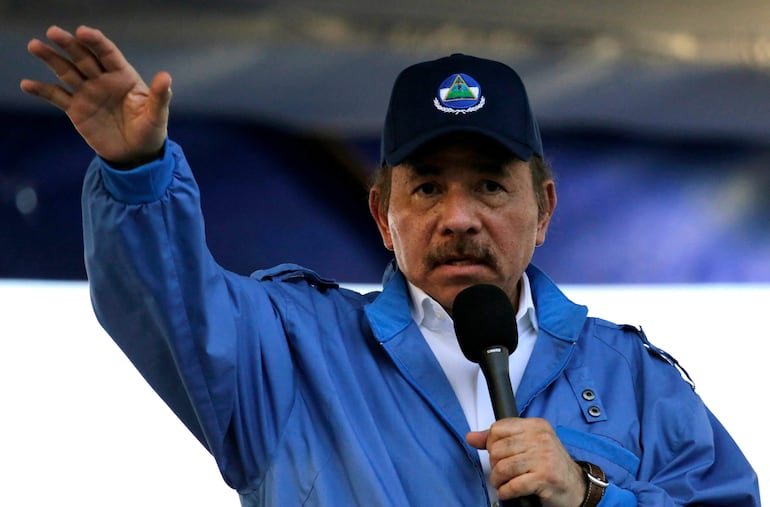 El presidente de Nicaragua, Daniel Ortega.