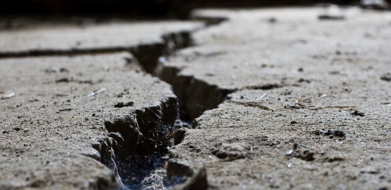 Calle después de un terremoto, imagen ilustrativa.