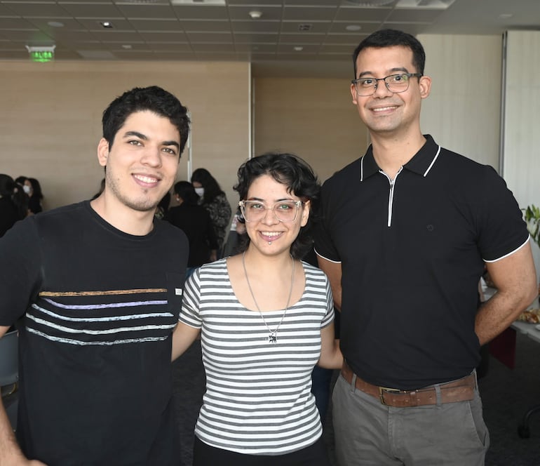 Rufino Núñez, Ivana Mendoza y Jose´Carlos Cabrera.