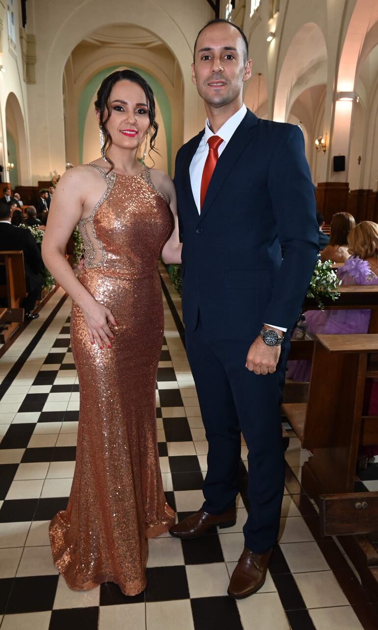 Patricia Argüello y Abel Garcete.