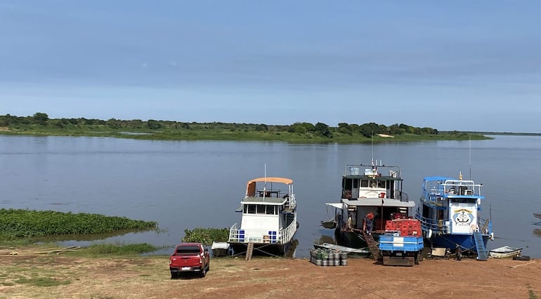 Uno de los pocos puertos que muestra una suba de pocos centímetros es el de Concepción.