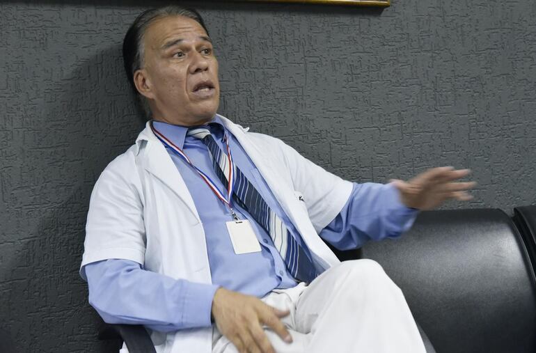 Doctor Carlos Julián Ramón Cuba Ruiz Díaz procesado por lesión grave por agredir a su colega, la doctora Cynthia Cardozo Nessi el 17 de mayo del año 2019.