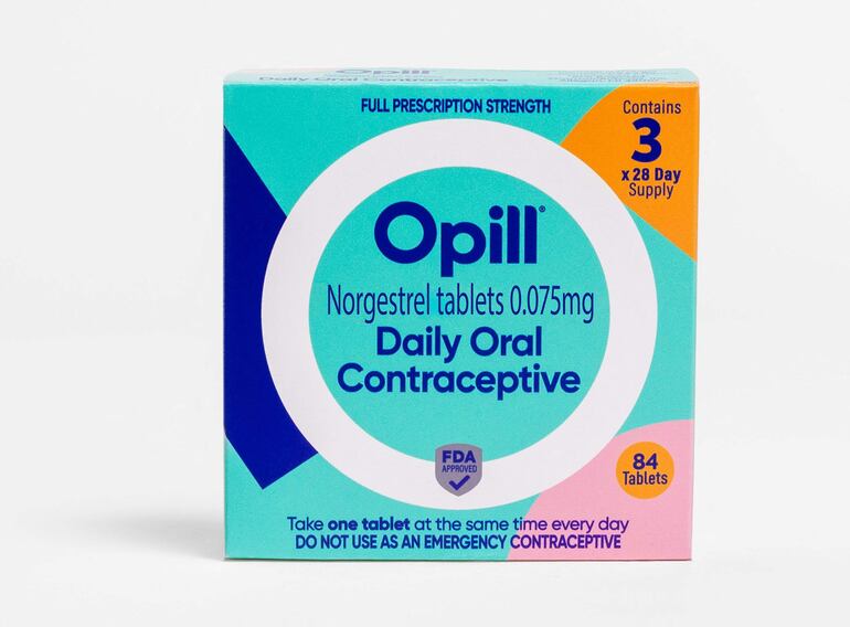 Norgestrel, el primer anticonceptivo oral aprobado para su uso en Estados Unidos sin receta médica y que se comercializa con el nombre de Opill, está a la venta en internet a partir de este lunes, anunció la empresa farmacéutica Perrigo.