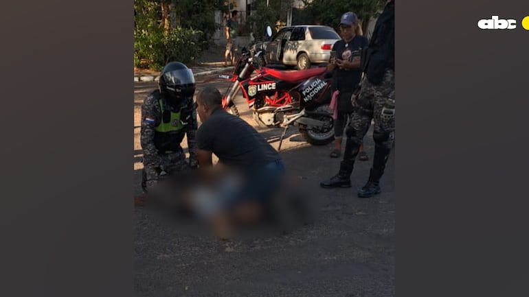 Fatal accidente en barrio Obrero de Asunción.