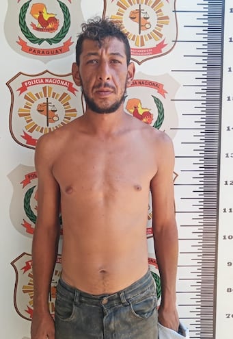 Sergio Fernández Da Rocha Junior, sindicado como autor de un hecho de robo agravado con toma de rehén en Coronel Sapucaia, Brasil. Fue detenido ayer en la colonia San Fernando, distrito de Capitán Bado, departamento de Amambay.