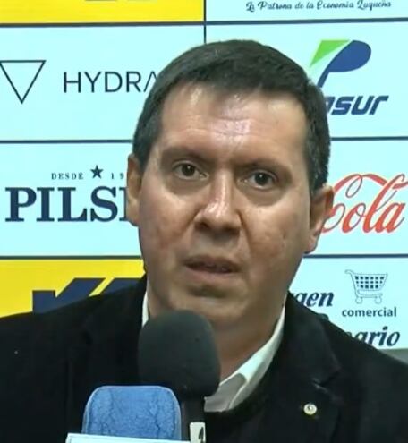 Hugo Daniel Rodríguez (50 años), presidente del Sportivo Luqueño.