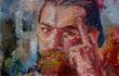 Emilio Cutillo: "Selfie" (óleo, 20 x 20)