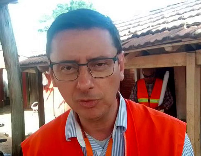 
Ing. Hugo Miranda, de la Unidad Ejecutora de Proyectos del MOPC, 