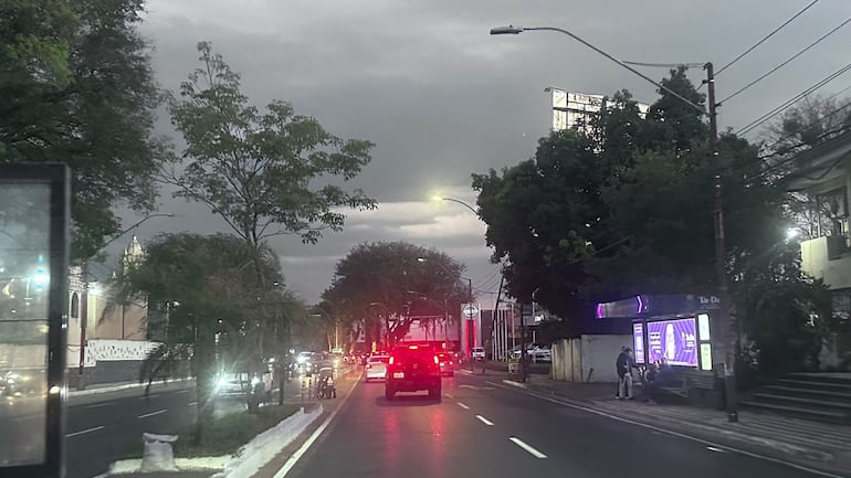 Asunción lluvia tormenta