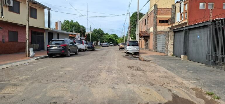 Vista de la calle 8 de junio, donde ingresarán las obras la próxima semana.