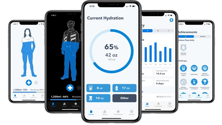 La aplicación para mantenerse hidratado más popular en iPhone.