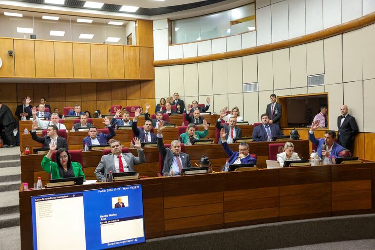 Cámara de Senadores trata el Presupuesto General de la Población