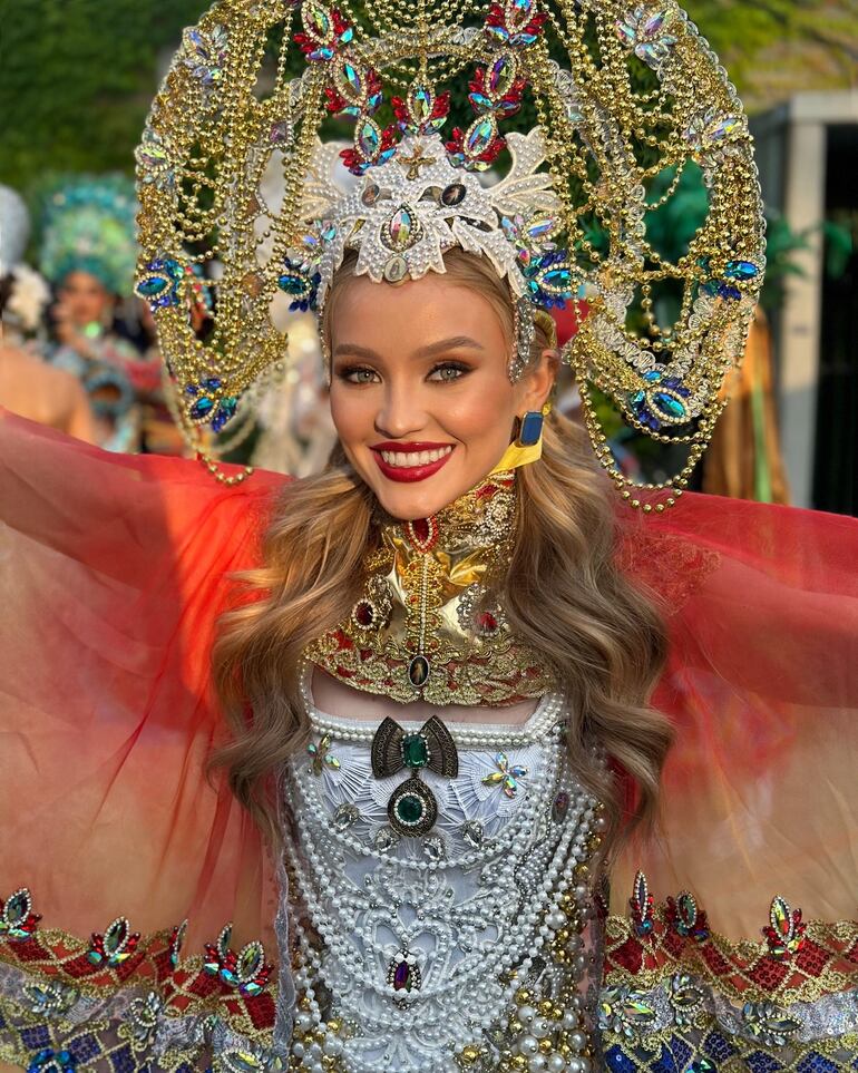 Te mostramos el traje alegórico de Sofía Meyer en el Miss Supranational ...