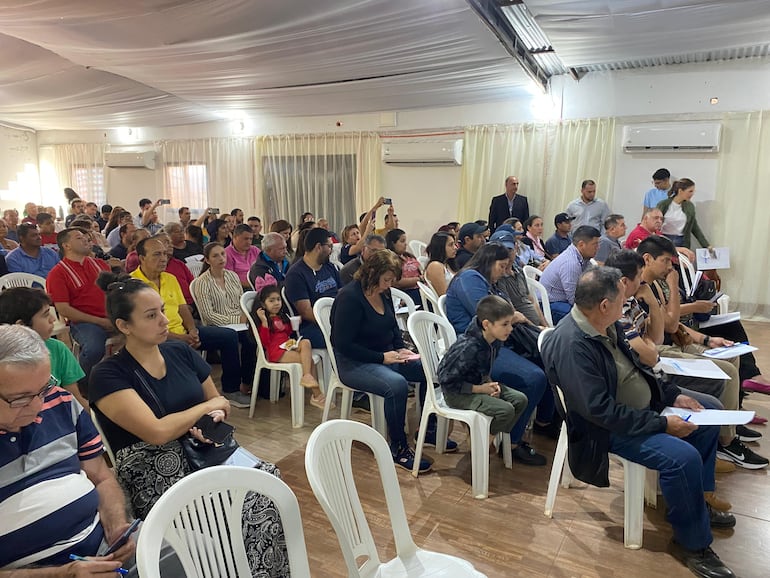 Prestadores de servicios de agua del departamento Central.