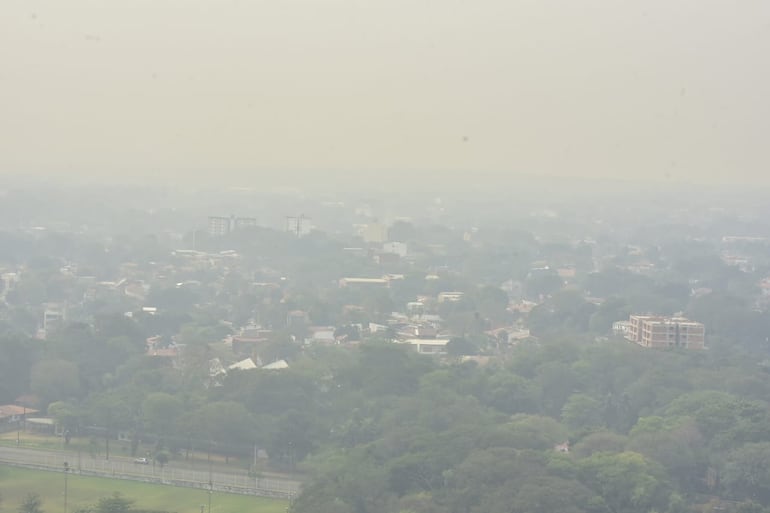 aire contaminación humo Asunción