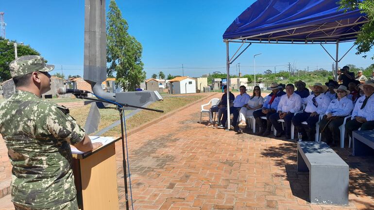 El Tte. 1° Eder Acosta, brindó detalles de las batallas de Ytororó, Avay y Lomas Valentinas.