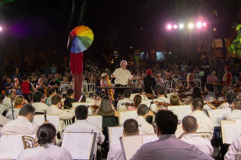 La OSCA cerrará con este concierto su ciclo por plazas y parques de Asunción.