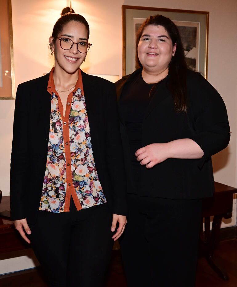 Elva Vert y María José Penayo. 