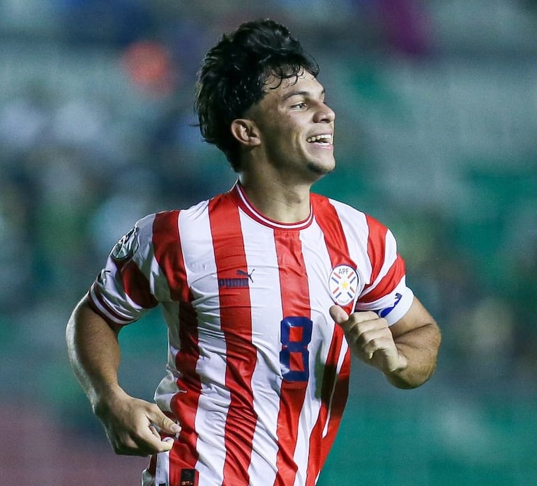 Alan Ledesma, capitán y uno de los goleadores de la selección paraguaya Sub 15.