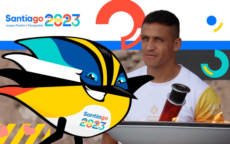 La mascota Fiu, la antorcha y el lema son claves en los Juegos Panamericanos Santiago 2023.