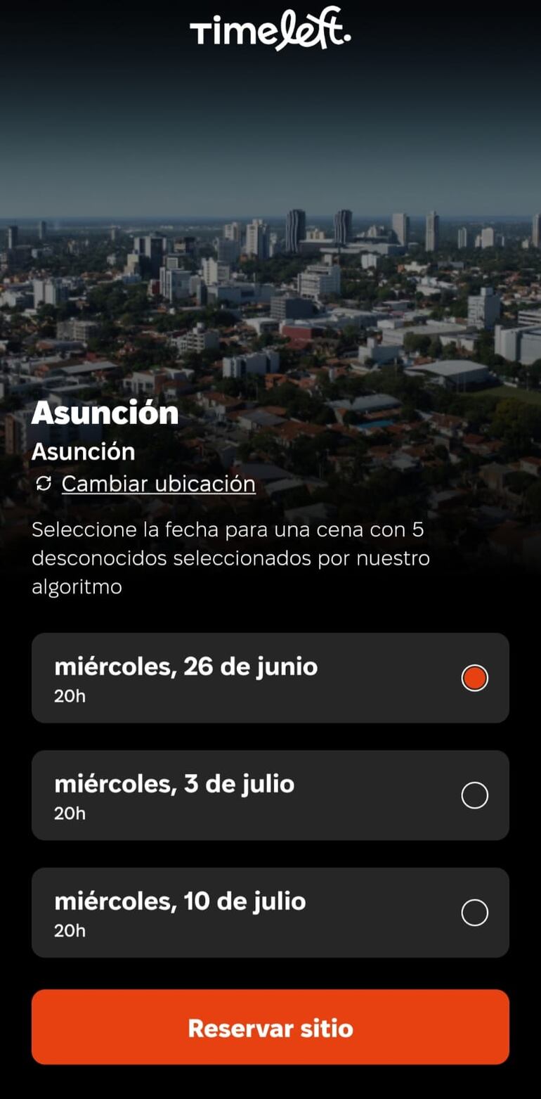 Timeleft en Asunción.