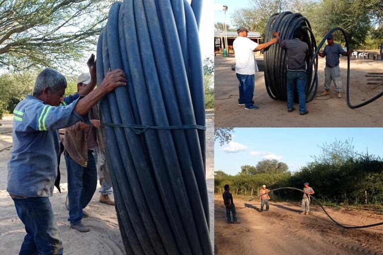 Los colonos de Sierra León cuentan con agua corriente por medio de sistema de paneles solares en el Chaco.