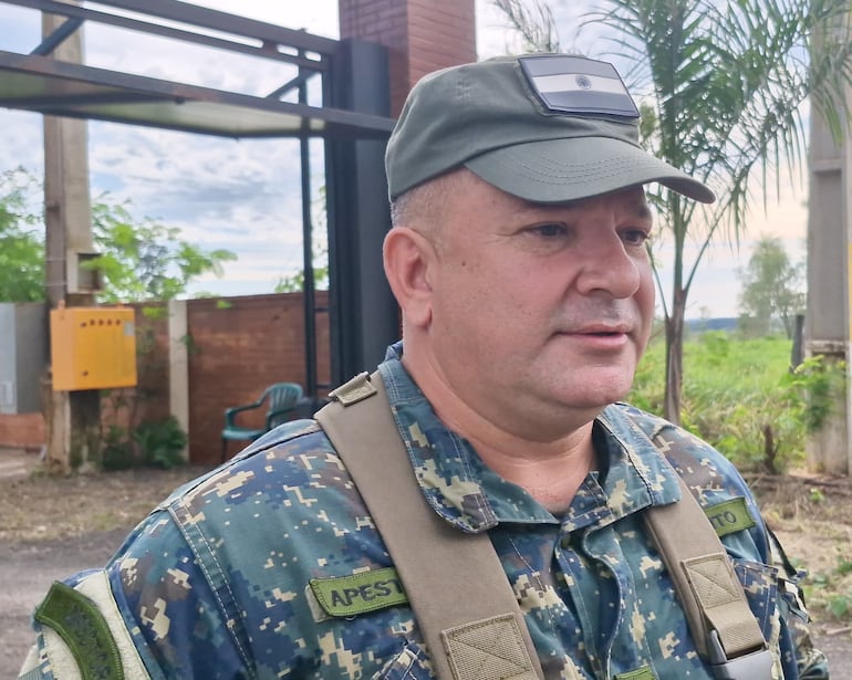 El coronel Luis Apesteguía, vocero de la FTC.